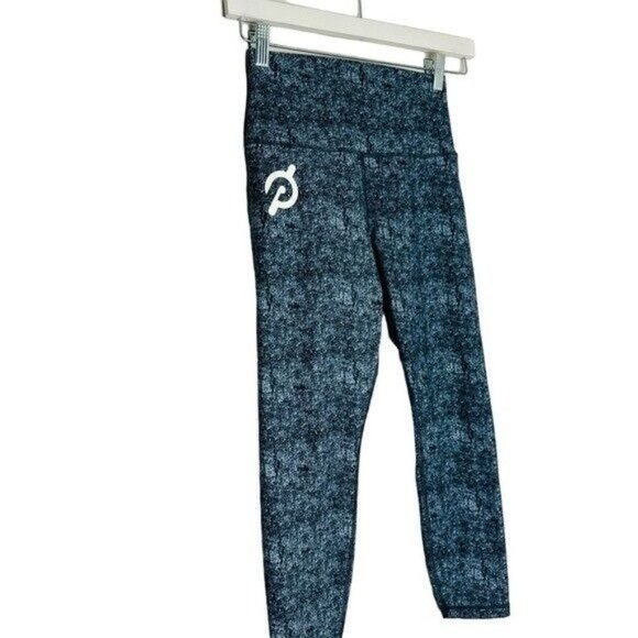 Peloton Leggings Women's Small Cadence Capri Heathered Blue - Picture 3 of 7